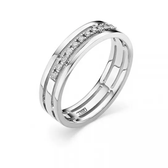 Кольцо с бриллиантами из золота