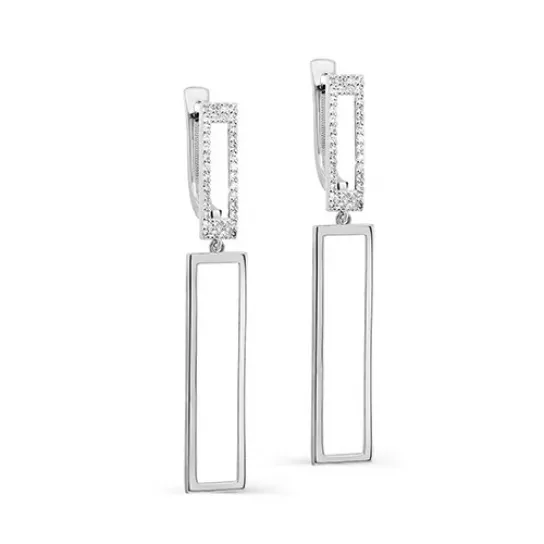 Серьги с бриллиантами из золота