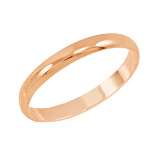 Кольцо обручальное из золота