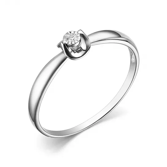 Кольцо с бриллиантами из золота