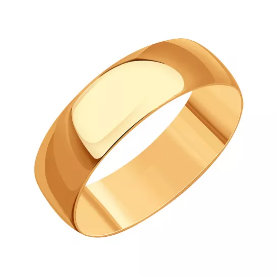 Кольцо обручальное из золота