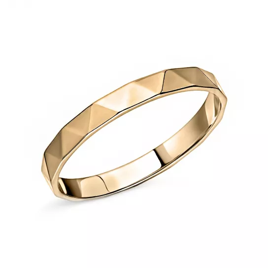 Кольцо обручальное из золота