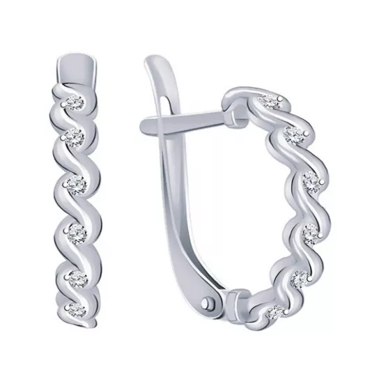 Серьги из серебра