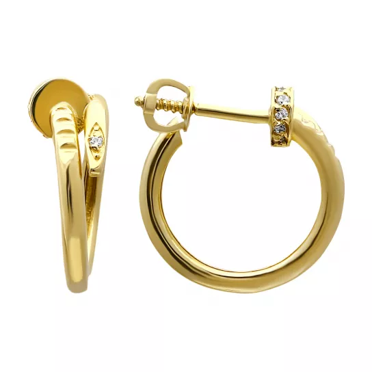 Серьги из золота