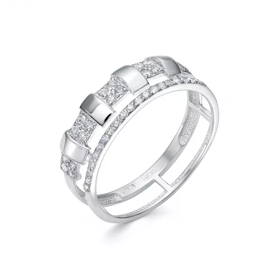 Кольцо с бриллиантами из золота