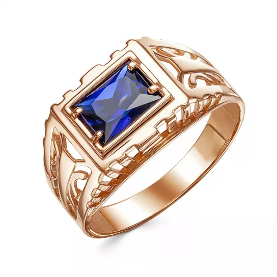 Кольцо-печатка из золота