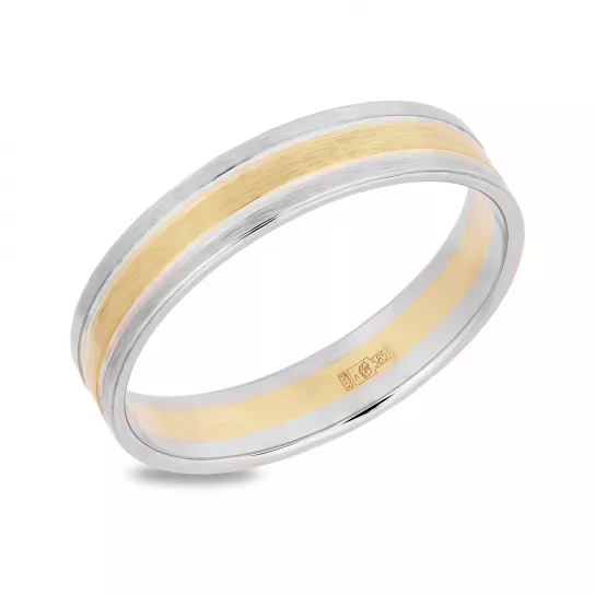 Кольцо обручальное из золота